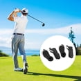 thumbnail image 3 of 4 Pcs Club Hybride de Golf en Maille avec Étiquette Numérotée Cadeau Doux Multicolore Noir, 3 of 8