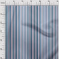 thumbnail image 3 of oneOone Rayon Royal Blue Fabric Stripes Sewing Material Print Fabric By The Yard 56 Inch Wide, 3 of 4