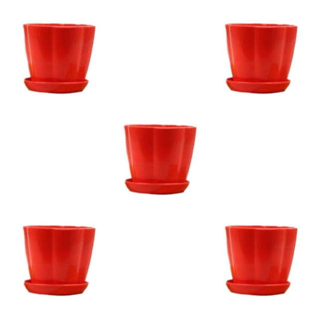 QualitChoice Durability Classic - Long-lasting And Elegant Office Decor Accessories Home Red M,1 5Set