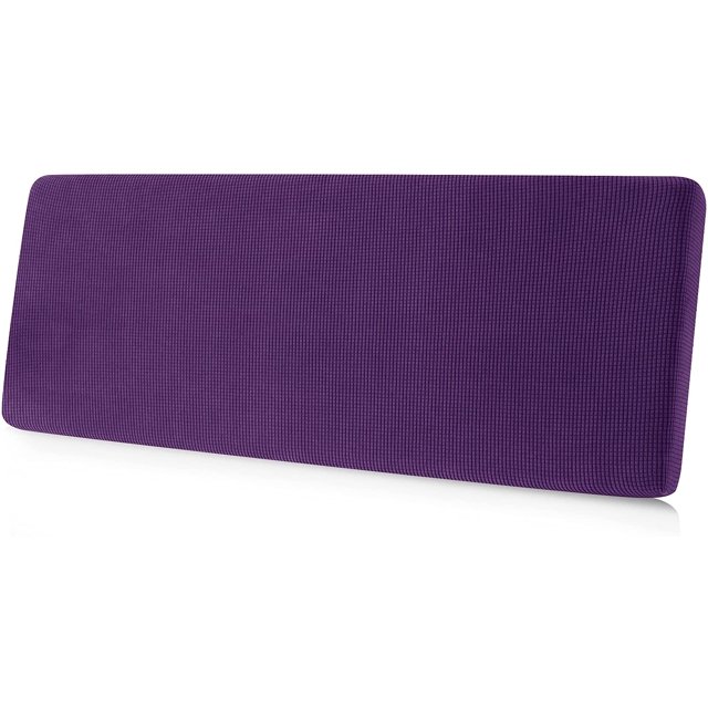 CHUN YI 1 Piece Cushion Cover Spandex Stretch Textured Grid Box Cushion Seat Slipcover