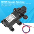 thumbnail image 2 of POCREATION 70W Self Priming Pump, 12V Water Pump, For Water Drill Adding Water Water Pump, 2 of 8