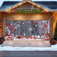 thumbnail image 3 of Christmas Garage Door Decoration Christmas Garage Door Cover Large Merry Christmas Garage Door Mural Hanging Christmas For Outdoor Holiday Party Style, 3 of 5