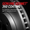 thumbnail image 4 of Power Stop EBR1089EVC Évolution avant Véritable Geomet® Enduit Disque de Frein, 4 of 4