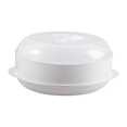 thumbnail image 1 of veasfak Microwave Steamer for Cooking Compact Steamer Bowl for Meats Vegetables es single layer, 1 of 9