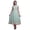 Pastel Mint1, variant on Bimba Light Pink Anarkali Dress Mandarin Collar Sleeveless Kurtis for Women Print Maxi Dress XXX-Large