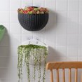 thumbnail image 3 of Youkk Easy To Install Double-layer Plastic Flowerpot For Walls Drainage Flower Pot Claret 1Set, 3 of 6