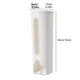 thumbnail image 2 of Meitianfacai s Kitchen Plastic Bag Holder, Wall Mount Garbage Storage Bag Dispenser Hanging Trash Can with Cover, Kitchen Trash Bag Holder Dispenser for Plastic Bags, 2 of 2