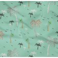 thumbnail image 4 of oneOone Organic Cotton Poplin Twill Fabric Bird & Palm Tree Decor Fabric Printed BTY 42 Inch Wide, 4 of 4