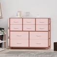 thumbnail image 4 of Eastvita Multifunctional Drawer Tower Spacious 10-Drawer Storage with Fabric Pockets Hooks Sturdy Steel Frame for Reliable Use, 4 of 7