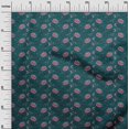 thumbnail image 2 of oneOone Cotton Poplin Fabric Leaves & Floral Block Print Sewing Fabric BTY 42 Inch Wide, 2 of 4