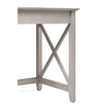 thumbnail image 3 of Bush Furniture Key West 60W L Desk with Cabinet & Bookcase in Washed Gray, 3 of 7