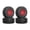 Red, variant on Milaget 4 Pieces RC Tires with Wheel Rim DIY Accessories for Ara550116 Crawler Model White