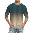 thumbnail image 1 of SDNall Shorts pour Hommes Imprimé Col Rond Mode Décontractée Manches Courtes Blouses Chemises Chemises pour Hommes, Tee-Shirts Manches Longues pour Hommes, Chemises Manches Longues pour Hommes, 1 of 4