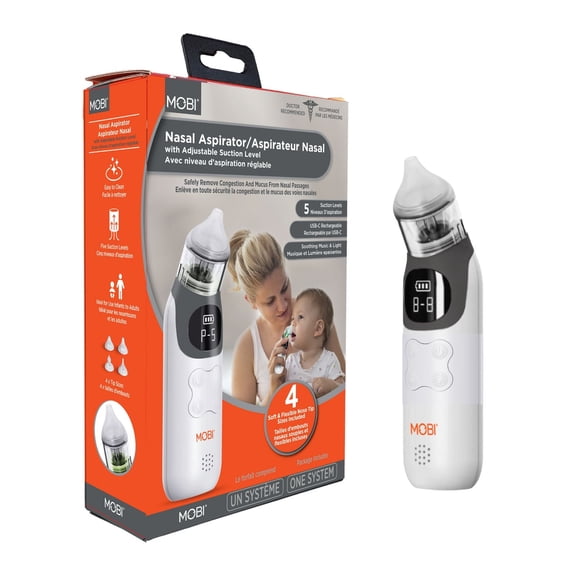 Aspirateur Nasal avec Niveau d’Aspiration Réglable
