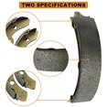 thumbnail image 4 of LEAPGOMAX Club Car Brake Shoes and Spring Kit for DS G&E 1995-up (Automatic Adjust)& Precedent 1018232-01 Golf Cart Replacement Brake Shoe Pads (2 Short & 2 Long), 4 of 5