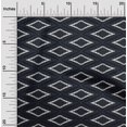 thumbnail image 1 of oneOone Cotton Silk Fabric Geometric Ikat Printed Fabric 1 Yard 42 Inch Wide, 1 of 4
