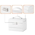 thumbnail image 2 of 3-Layer PU leather Jewelry Box Jewellery Storage Organizer Display Case for Rings Earrings Necklaces, 2 of 7