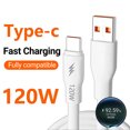 thumbnail image 2 of Trayknick Data Cable Safe Fast Charging 120W Type-C Mobile Phone Data Line Charger Wire for Home, 2 of 13