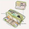 thumbnail image 3 of Matoen12 Trousse à Crayons Grande Capacité, Tissu Oxford, Multicolore, 1 Unité, 3 of 4