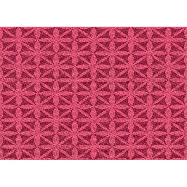 Ahgly Company Tapis Rectangulaire d'Intérieur Lavable en Machine Rouge Cramoisi Transitionnel, 8 Pieds x 10 Pieds