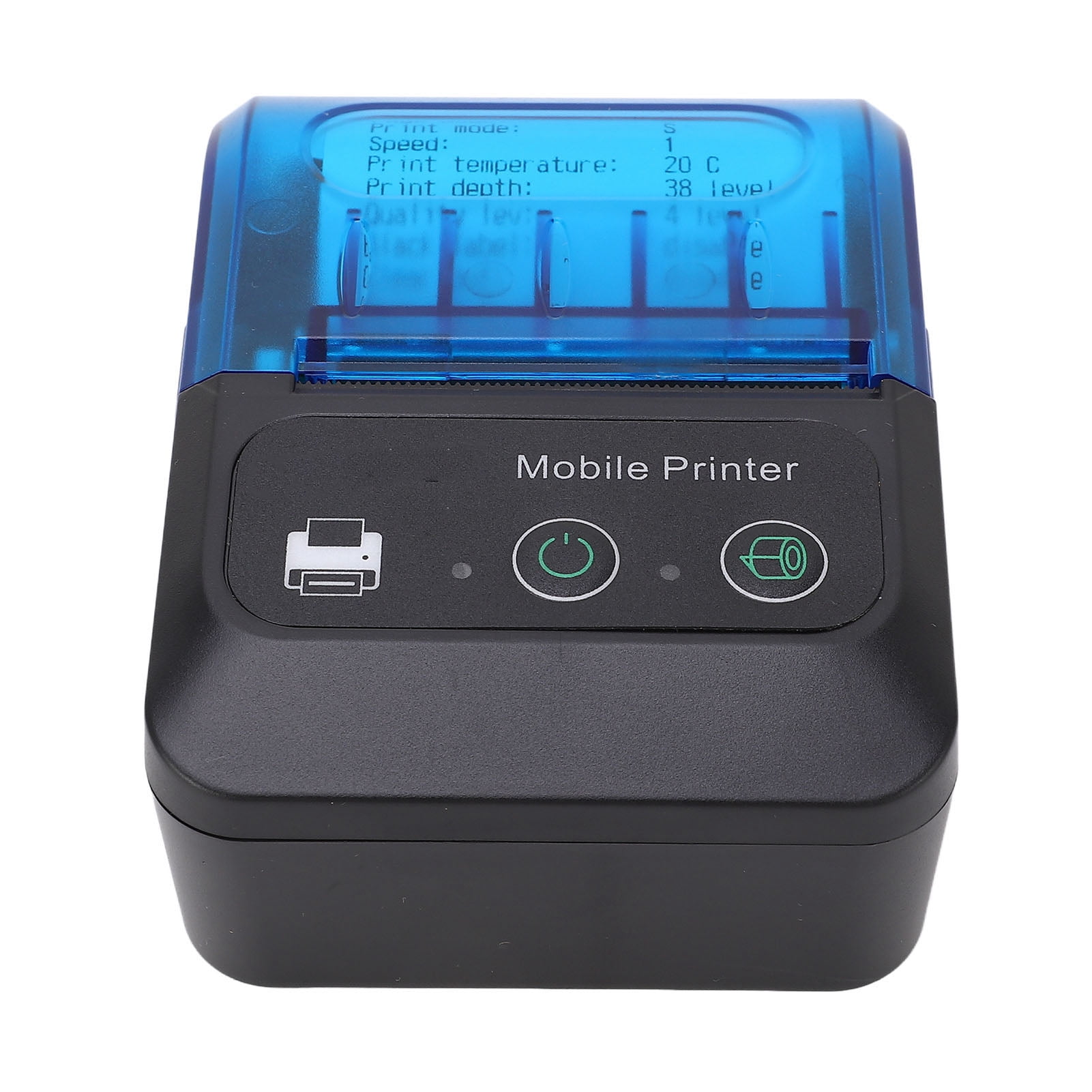 PT-280 Wireless Thermal Printer with 203DPI Resolution, 80mm/s Speed, 58mm Width Support - Bluetooth & USB Connectivity, 1500mAh Rechargeable Battery for Home, Supermarkets, Catering & Retail Use