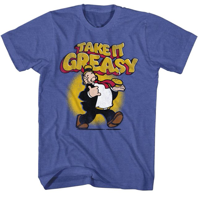 Popeye T-Shirt pour Adulte Take It Grease Royal Heather 2TG