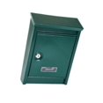 thumbnail image 4 of Siruishop Wall Mount Mailbox Outdoor Postbox Lockable Large Capacity Newspaper Letterbox Metal Delivery Box for Entrance External House Green, 4 of 8