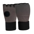 thumbnail image 4 of jinwen Gants de Boxe Demi-Doigts pour Sparring MMA Muay Thai Gris Foncé, 4 of 9
