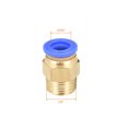 thumbnail image 2 of Unique Bargains 10 Pcs 3/8' G Male Straight Thread 10mm Push In Joint Pneumatic Connector Fitting Quick Fittings, 2 of 4