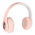 thumbnail image 3 of Over Ear Headphone,  Headset Support Memory Card Clear Bass Noise Reduction With Colorful Light For Phone For Laptop Pink,Yellow,Green, 3 of 8
