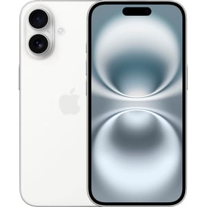 Rénovés Apple iPhone 16 w Verre trempé préisolé - eSIM ONLY - (Entièrement déverrouillé) 128GB Blanc (grade A)