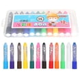 thumbnail image 4 of Water-Soluble Crayon, Silky Crayon, Bright Colorful Convenient Glass Mirror for Paper Poster, 4 of 8