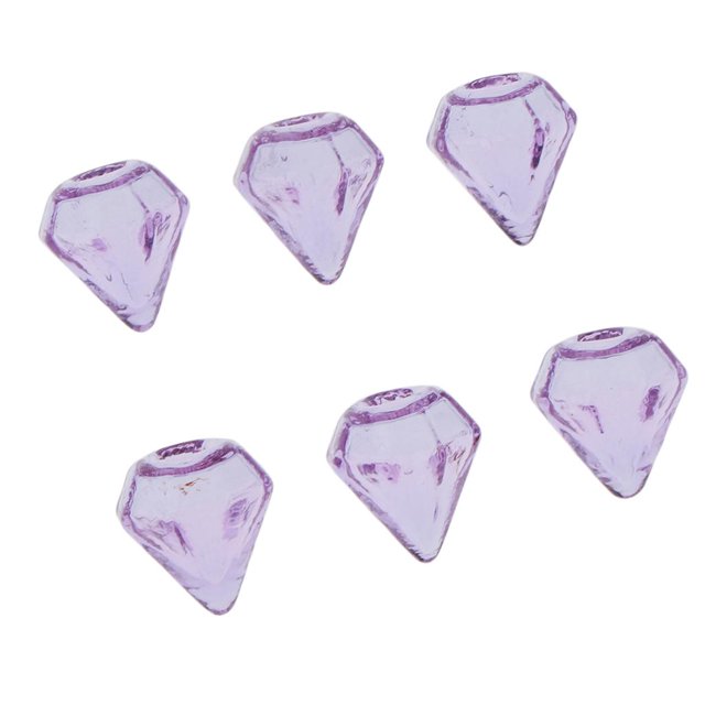 Esquirla 6 Pcs Clear Glass Bottle Charm Pendant DIY Craft Jewelry Making