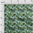 thumbnail image 2 of oneOone Velvet Light Blue Fabric Abstracts Quilting Supplies Print Sewing Fabric By The Yard 58 Inch Wide, 2 of 5