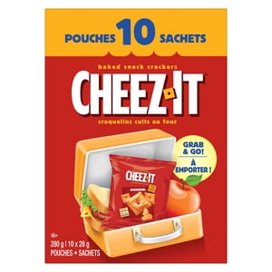 Cheez-It® Baked Snack Crackers Original 28g, 10 count Snack Pack