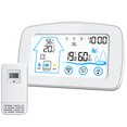 thumbnail image 1 of Station Météo Numérique à Écran Tactile avec Rétroéclairage, Température Intelligente et, 1 of 7