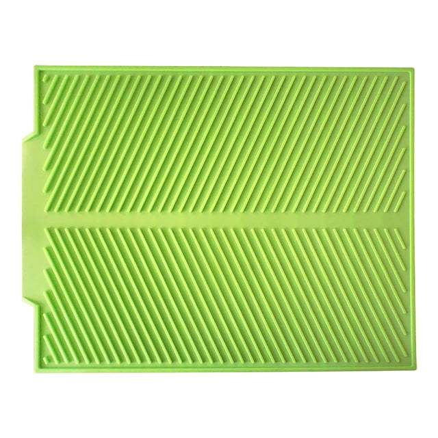 Lolmot Dish Mat Drying Kitchen Mat Large Dish Drying Mat Silicone Large 16 X 13 Inch for Kitchen Heat Resistant Counter