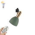 thumbnail image 1 of FSLiving Dimmable Remote Control Track Pendant Lights Single Circuit H-Type Adjustable Angle Nordic Style Macaron Green Metal Lighting Fixtures for Foyer Gallery Cabinet Office Home Decor - 1 Light, 1 of 6