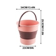 thumbnail image 3 of Dvkptbk Foldable Water Pail Folding Bucket, Car Wash, Telescopic Portable Foot Bucket Home Essentials, 3 of 8