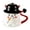 D, variant on Spooky Ghost Mug Halloween Ceramic Coffee Mug with Lid White Ghost Shaped Cup with Handle Novelty Mug with Witch Hat Lid for Halloween Decor and Best Gifts for Coffee Lover