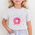 thumbnail image 2 of Tunique Chat et Enfants Imprimé Mignon Manches Courtes Col Rond T-Shirt, 2 of 4