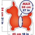 thumbnail image 3 of Gymnic Teal Rody Inflatable Bounce Horse with pump, 3 of 3
