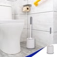 thumbnail image 1 of Toilet Bowl Brush And Compact Toilet Cleaner Brush Set For Bathroom Cleaning Long Handle Brush Compact Size For Storage And Organization, Czzoypi Toilet Bowl Brush And Compact, 1 of 7