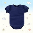thumbnail image 2 of Baby Girl Summer Dress Short Sleeve Romper Off Shoulder 95% Polyester 5% Spandex, 2 of 7