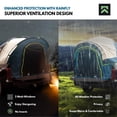thumbnail image 3 of NEH Truck Bed Tent, Waterproof Truck Tents for Camping, Full Size Short Bed, 5.5 ft - 5.8 ft, Pickup Truck Tents For 2-3 People, Dual-Layer With Rainfly & Storage Bag, Portable Truck Tailgate Tent, 3 of 8