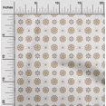 thumbnail image 2 of oneOone Cotton Poplin Brown Fabric Asian Block Craft Projects Decor Fabric Printed By The Yard 56 Inch Wide, 2 of 5