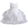 thumbnail image 3 of Robes pour Fille, Robe en Tulle à Volants pour Bébé, Robes d'Été pour Filles, Robe d'Anniversaire, Robes pour Bébé Fille 9-10 Ans, 3 of 3