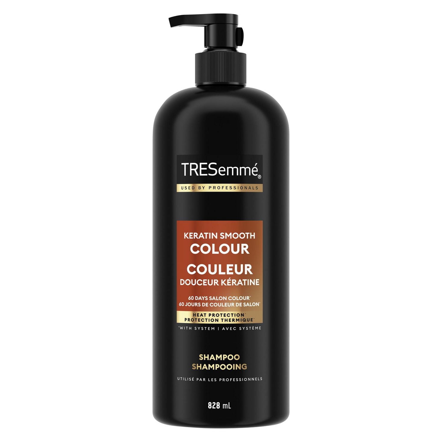 TRESemmé Shampoo Keratin Smooth Colour 60 Days Salon Colour, 828 ml