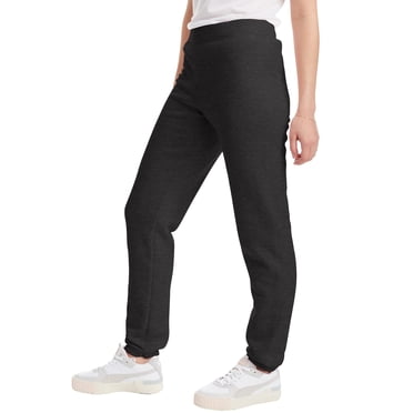 Hanes Pantalon de Survêtement ComfortSoft EcoSmart pour Femmes, G, Ébène