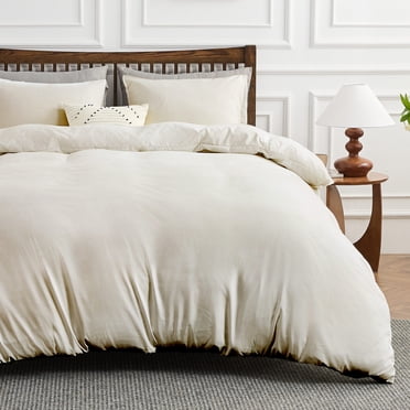Gogreen Luxury King Duvet Cover, Soft & Breathable Microfiber 3 Pieces King Bedding Sets, King Comfy Duvet Cover, with Zipper Closure